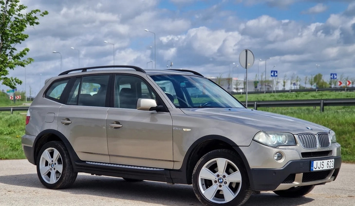 BMW X3 cena 26900 przebieg: 249475, rok produkcji 2007 z Pisz małe 277